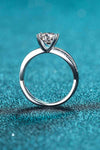 1 Carat Moissanite Crisscross Split Shank Ring Moissanite - Tophatter Daily Deals