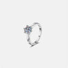 1 Carat Moissanite 925 Sterling Silver Ring Silver Moissanite - Tophatter Daily Deals