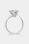 3 Carat Moissanite Side Stone Ring Moissanite - Tophatter Daily Deals