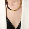 Bead Detail Chunky Chain Necklace Necklaces - Tophatter Daily Deals