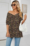 V-Neck Babydoll Blouse Blouses - Tophatter Daily Deals