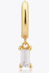 Zircon Huggie Drop Earrings Earrings - Tophatter Daily Deals