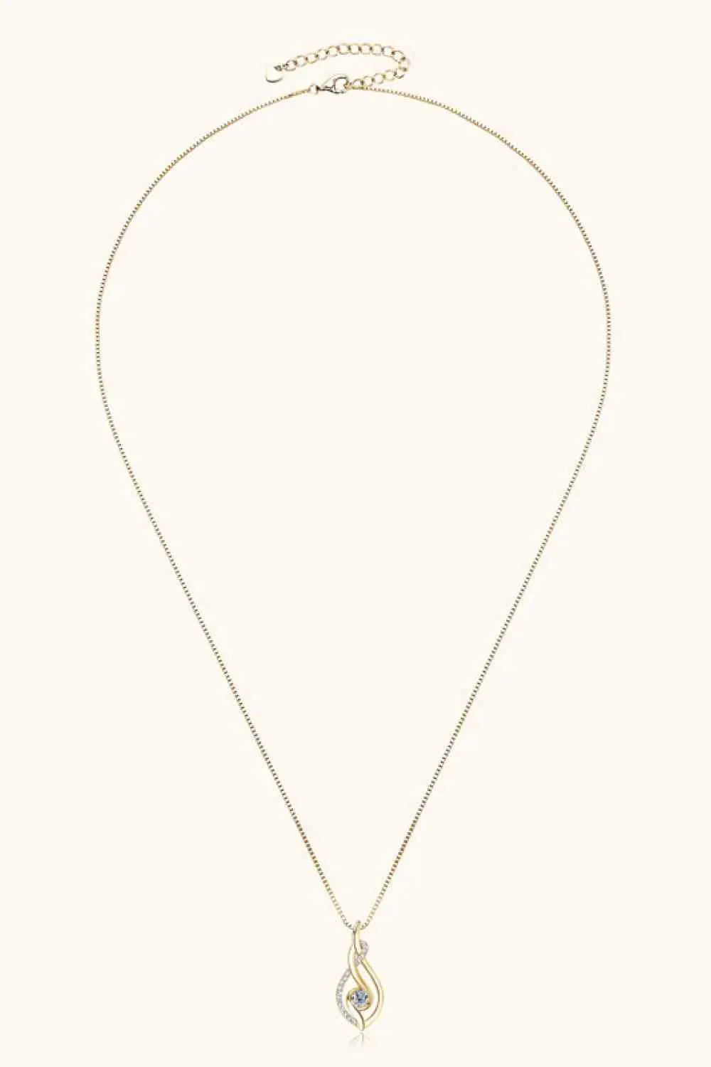 Moissanite 925 Sterling Silver Necklace Moissanite - Tophatter Daily Deals