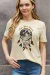 Simply Love Simply Love Full Size CHASE YOUR DREAM Graphic Cotton Tee Women's T-Shirts - Tophatter Daily Deals
