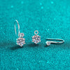 2 Carat Moissanite 925 Sterling Silver Earrings Moissanite - Tophatter Daily Deals