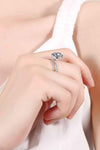 3 Carat Moissanite 6-Prong Ring Moissanite - Tophatter Daily Deals