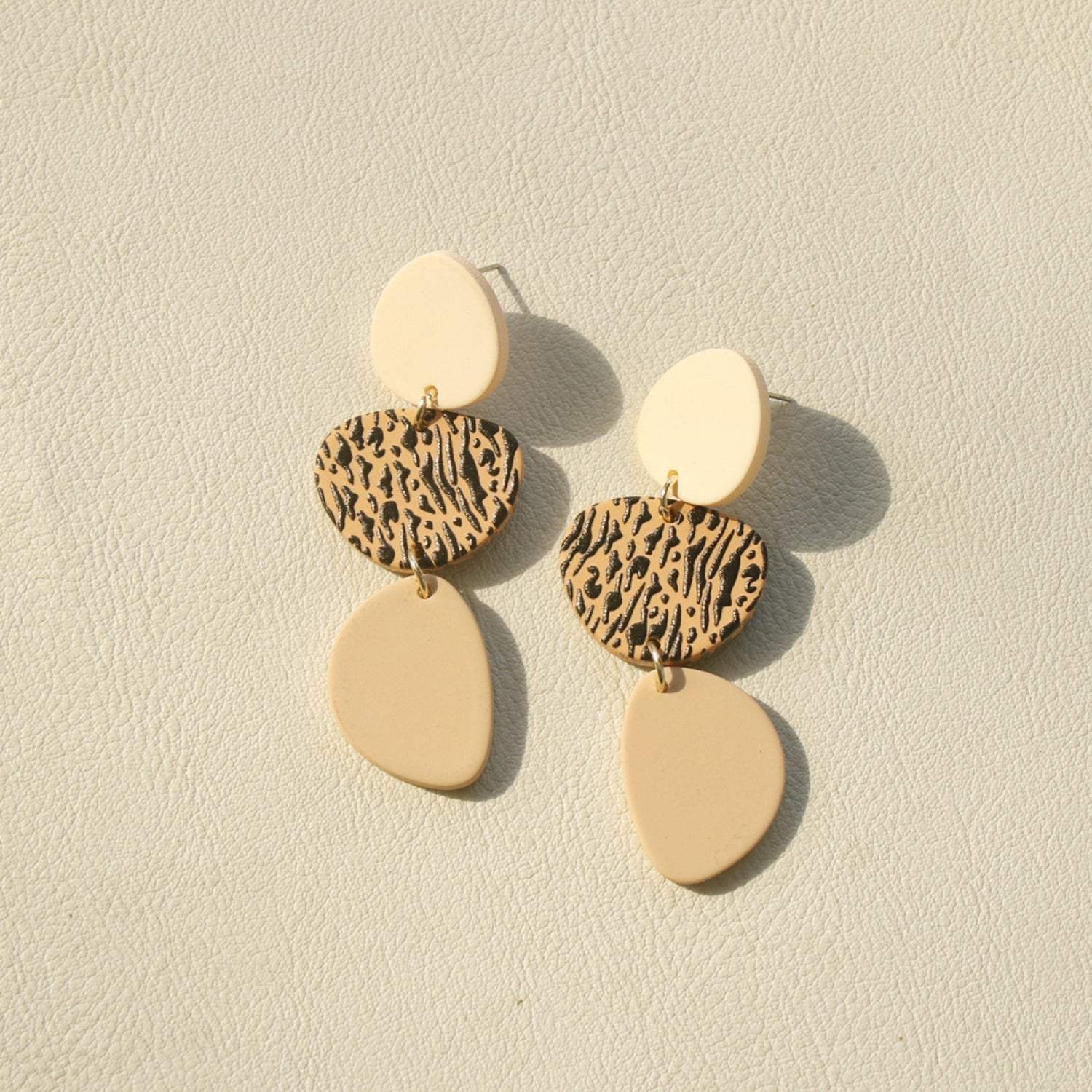 Contrast Geometric Acrylic Earrings Style E One Size Earrings - Tophatter Daily Deals