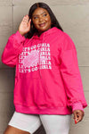 Simply Love Simply Love Full Size LET’S GO GIRLS Graphic Dropped Shoulder Hoodie - Tophatter Daily Deals