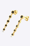 Inlaid Zircon 925 Sterling Silver Earrings Earrings - Tophatter Daily Deals