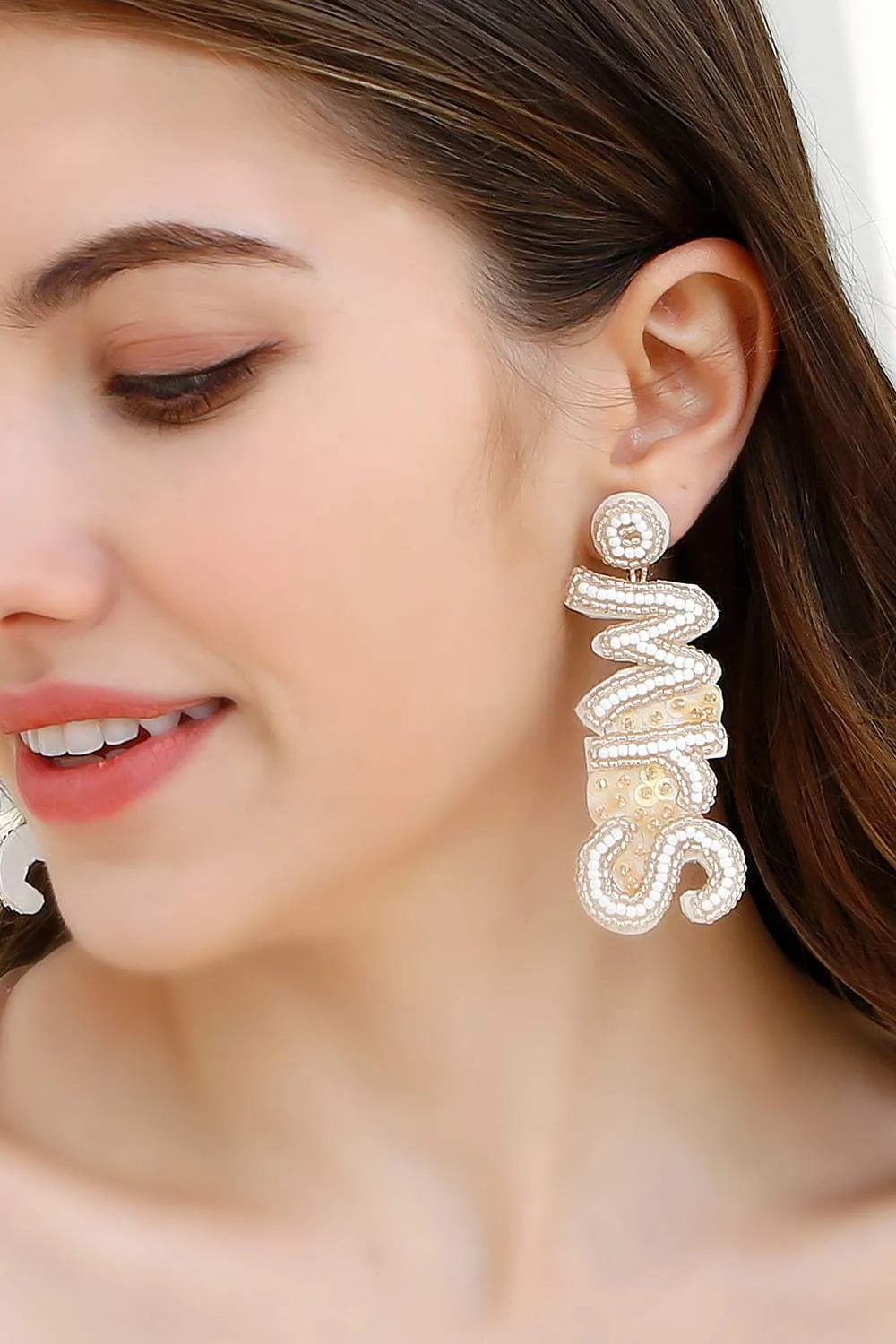 MRS Dangle Earrings Earrings - Tophatter Daily Deals