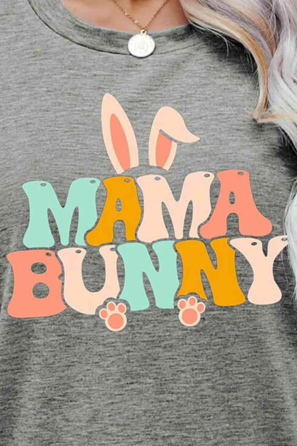 Easter MAMA BUNNY Tee Shirt Women's T-Shirts - Tophatter Daily Deals