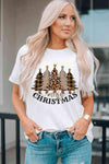 MERRY CHRISTMAS Graphic T-Shirt Women's T-Shirts - Tophatter Daily Deals