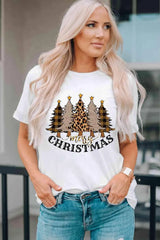 MERRY CHRISTMAS Graphic T-Shirt Women's T-Shirts - Tophatter Daily Deals