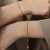 18K Gold-Plated Minimalist Bracelet Bracelets - Tophatter Daily Deals