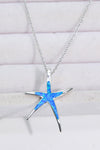 Opal Starfish Pendant Necklace - Tophatter Shopping Deals - Electronics, Jewelry, Auction, App, Bidding, Gadgets, Fashion