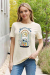 Simply Love Full Size MAGICAL NIGHTS LIVE YOUR DREAMS Graphic Cotton Tee Ivory Women's T-Shirts - Tophatter Daily Deals