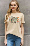 Simply Love Full Size LOVE YOURSELF Graphic Cotton Tee Women's T-Shirts - Tophatter Daily Deals