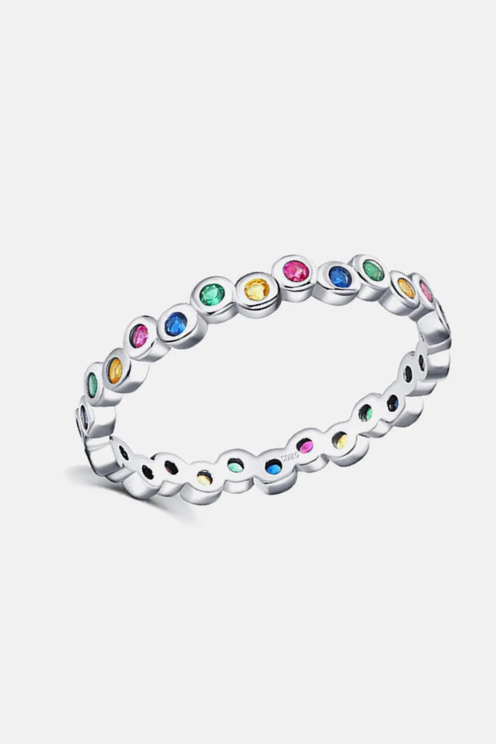 925 Sterling Silver Zircon Ring Rings - Tophatter Daily Deals
