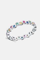 925 Sterling Silver Zircon Ring Rings - Tophatter Daily Deals