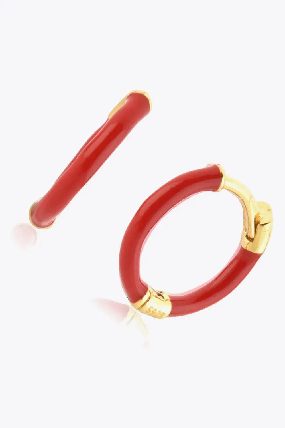 925 Sterling Silver Huggie Earrings Earrings - Tophatter Daily Deals
