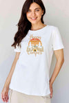 Simply Love Full Size HAPPY CAMPER Graphic T-Shirt Women's T-Shirts - Tophatter Daily Deals