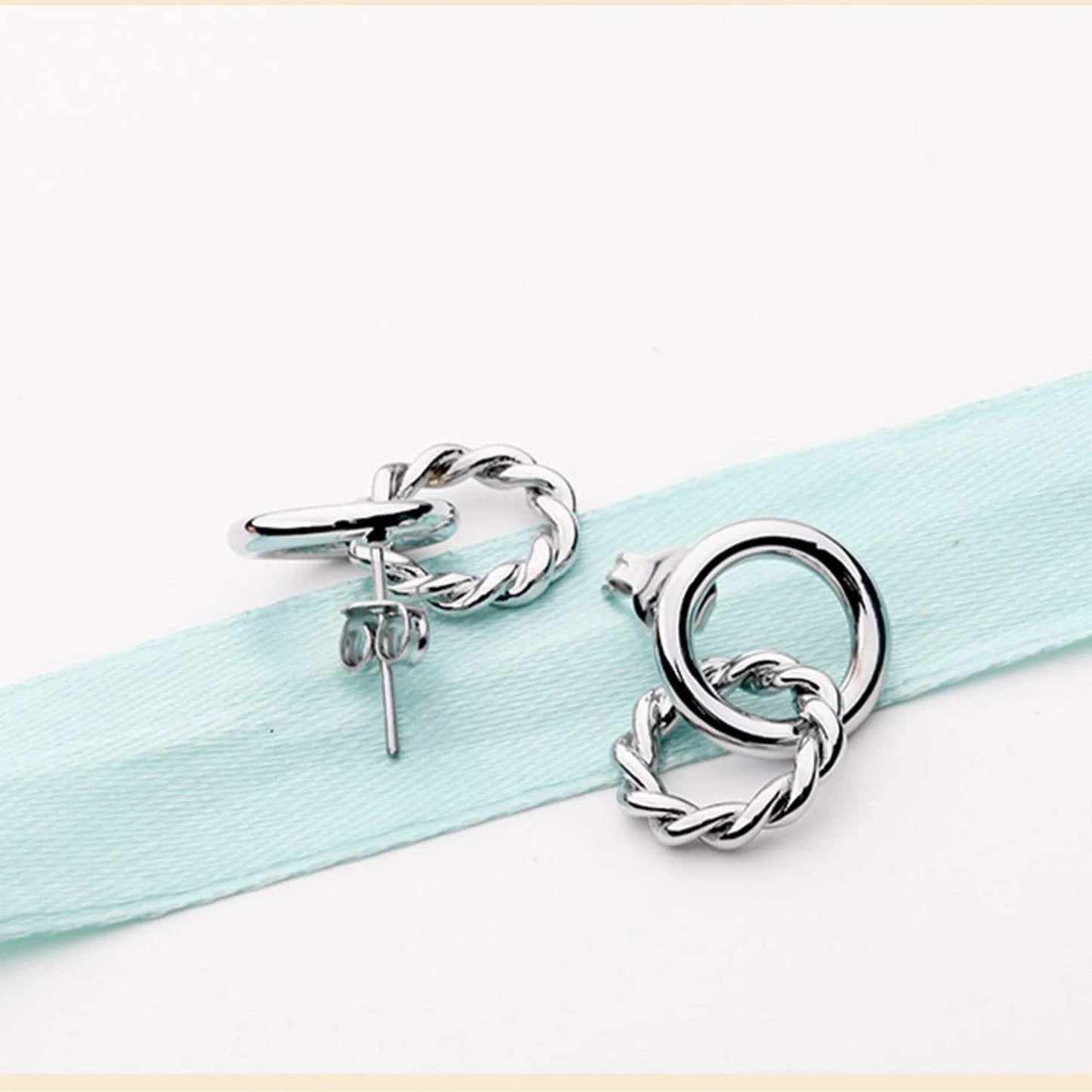 Copper Double-Hoop Earrings Earrings - Tophatter Daily Deals