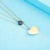 Stainless Steel Double-Layered Heart Pendant Necklace - Tophatter Deals