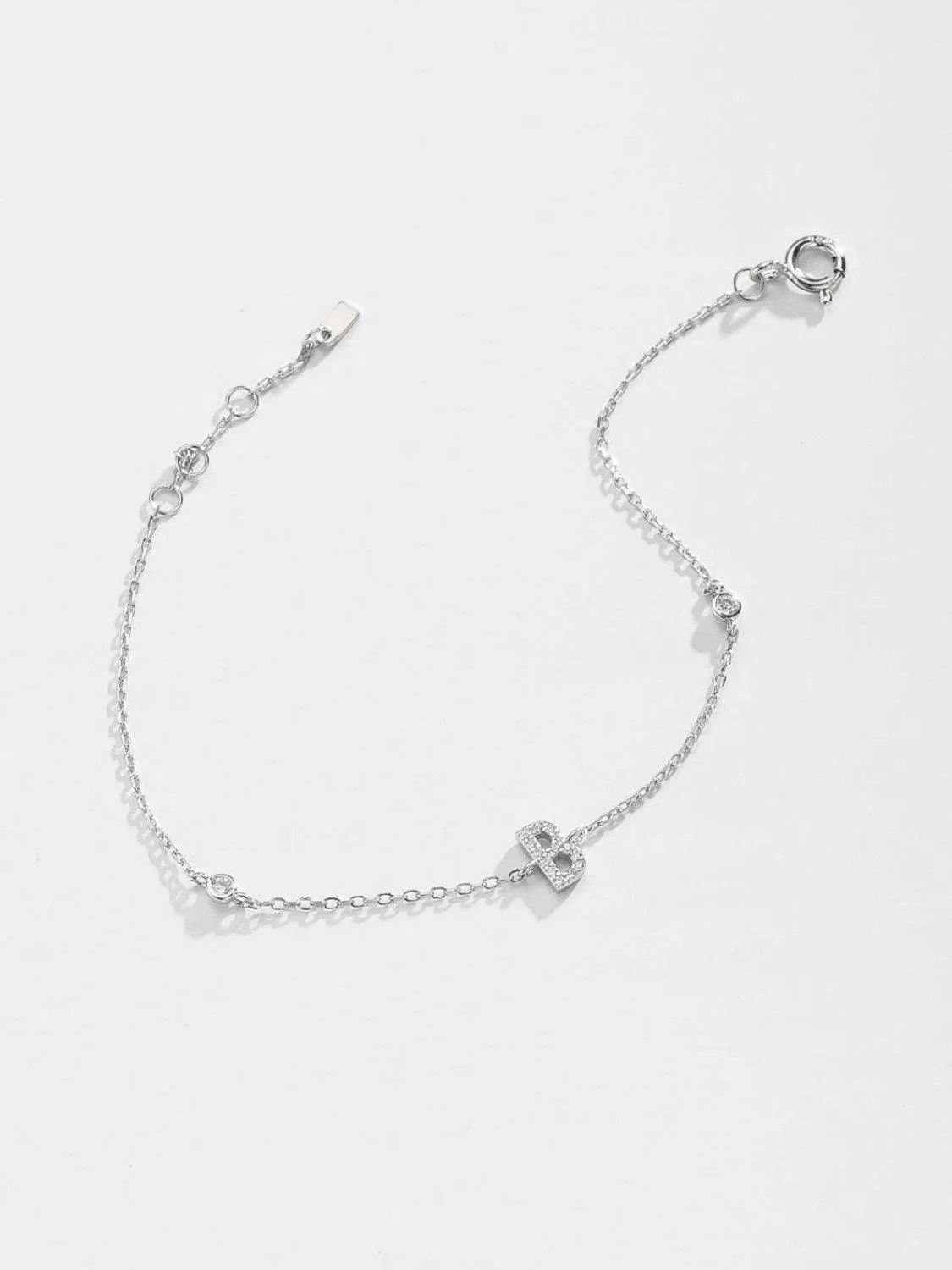 A To F Zircon 925 Sterling Silver Bracelet Bracelets - Tophatter Daily Deals