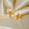 Stainless Steel Star Shape Earrings Earrings - Tophatter Daily Deals