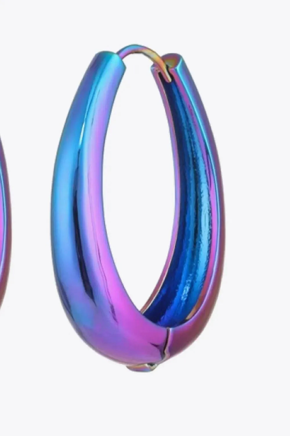 Multicolored Huggie Earrings Earrings - Tophatter Daily Deals