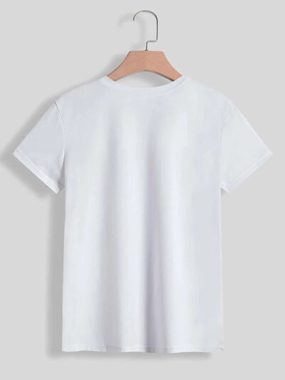 Rabbit Round Neck Short Sleeve T-Shirt - Shop Exciting Products, Brands, And Tools At Tophatter. Exclusive offers. Free delivery everywhere!