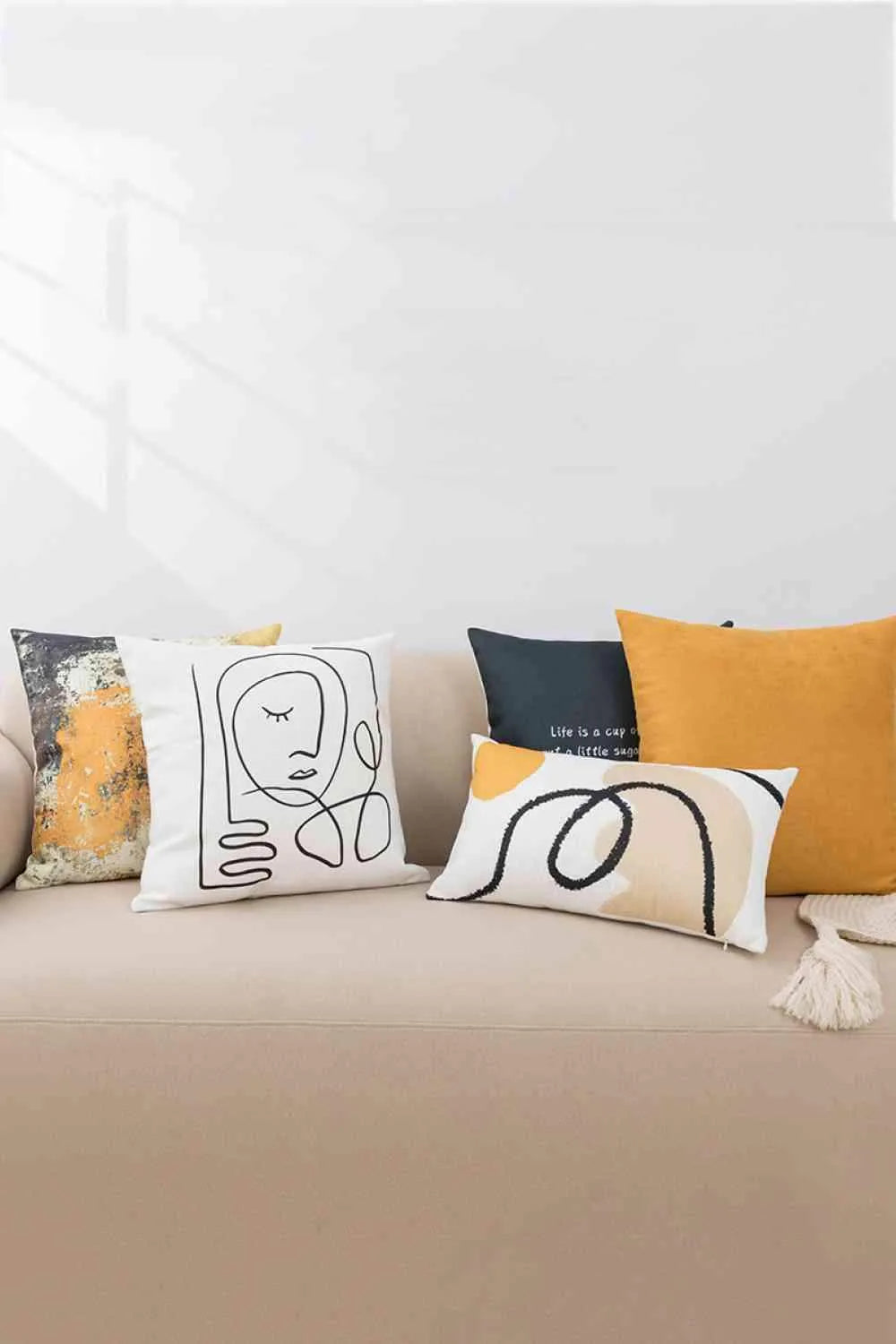 2-Pack Decorative Throw Pillow Cases Decorative Pillowcases - Tophatter Daily Deals
