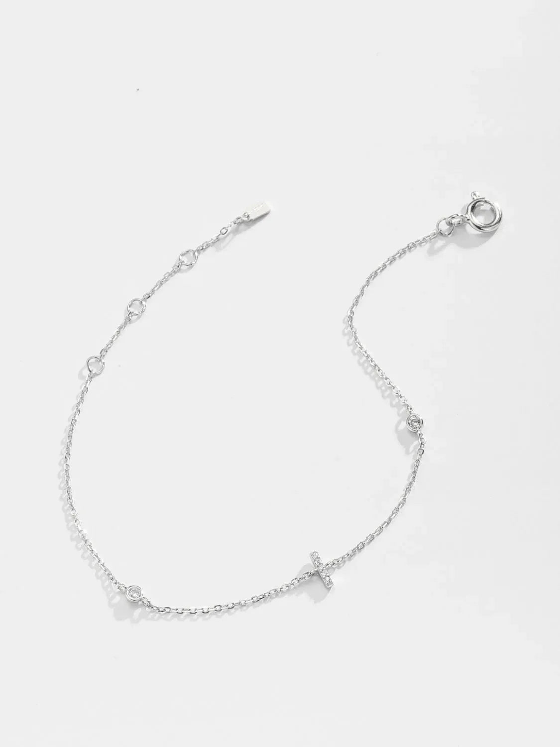 G To K Zircon 925 Sterling Silver Bracelet Bracelets - Tophatter Daily Deals