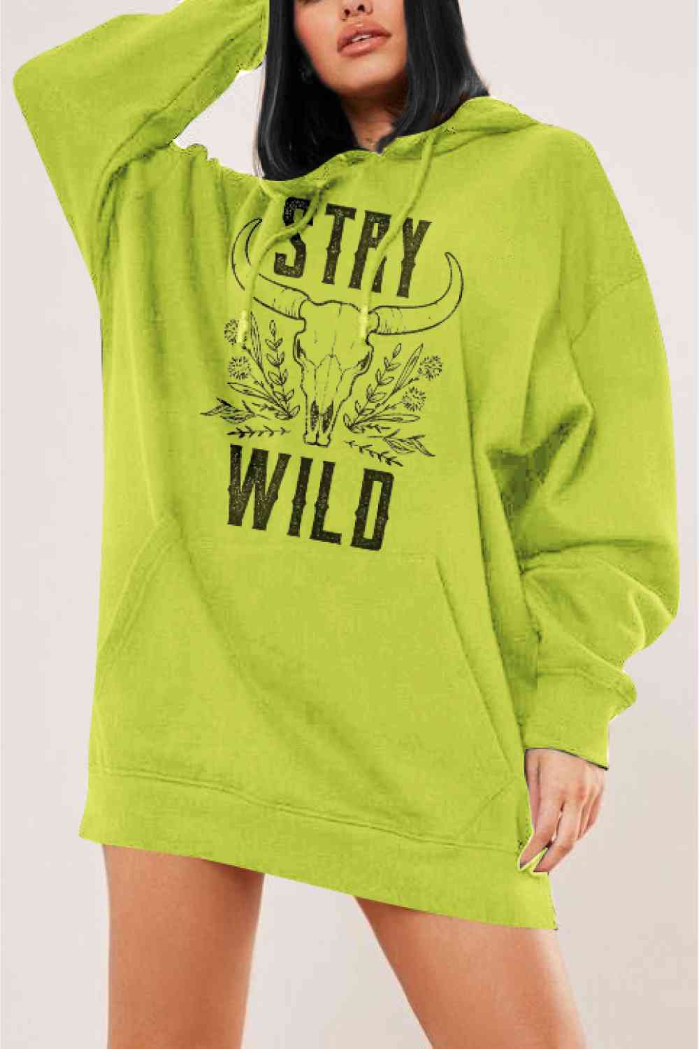 Simply Love Simply Love Full Size STAY WILD Graphic Hoodie - Tophatter Deals
