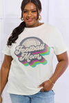 Simply Love Full Size FOOTBALL MOM Graphic Cotton Tee Women's T-Shirts - Tophatter Daily Deals