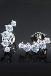 All You Need Moissanite Platinum-Plated Earrings Moissanite - Tophatter Daily Deals