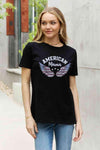 Simply Love AMERICAN MAMA Graphic Cotton Tee Women's T-Shirts - Tophatter Daily Deals