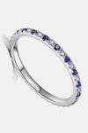 925 Sterling Silver Cubic Zirconia Ring Rings - Tophatter Daily Deals