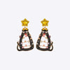 Rhinestone Alloy Cat Earrings Banana Yellow One Size Earrings - Tophatter Daily Deals