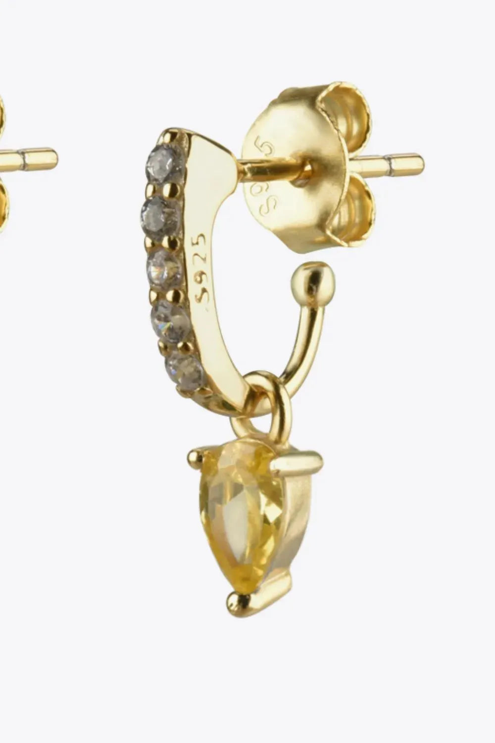 Opal 925 Sterling Silver Drop Earrings Earrings - Tophatter Daily Deals