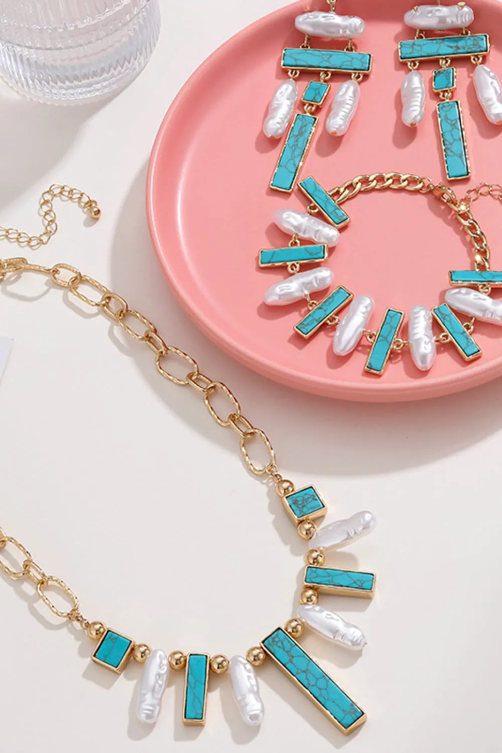 Turquoise Alloy Bracelet Bracelets - Tophatter Daily Deals