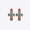 Cross Drop Earrings Earrings - Tophatter Daily Deals