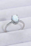 925 Sterling Silver 4-Prong Opal Ring - Tophatter Shopping Deals - Electronics, Jewelry, Auction, App, Bidding, Gadgets, Fashion