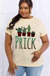 Simply Love Full Size PRICK Graphic Cotton Tee Women's T-Shirts - Tophatter Daily Deals