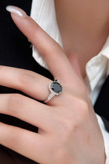 Agate 925 Sterling Silver Halo Ring Rings - Tophatter Daily Deals