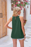 Grecian Neck Sleeveless Top Blouses - Tophatter Daily Deals