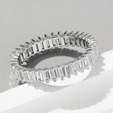 Zircon 925 Sterling Silver Ring Rings - Tophatter Daily Deals