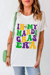 IN MY MARDI GRAS ERA Round Neck T-Shirt Women's T-Shirts - Tophatter Daily Deals