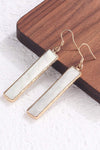 Natural Stone Drop Earrings Earrings - Tophatter Daily Deals