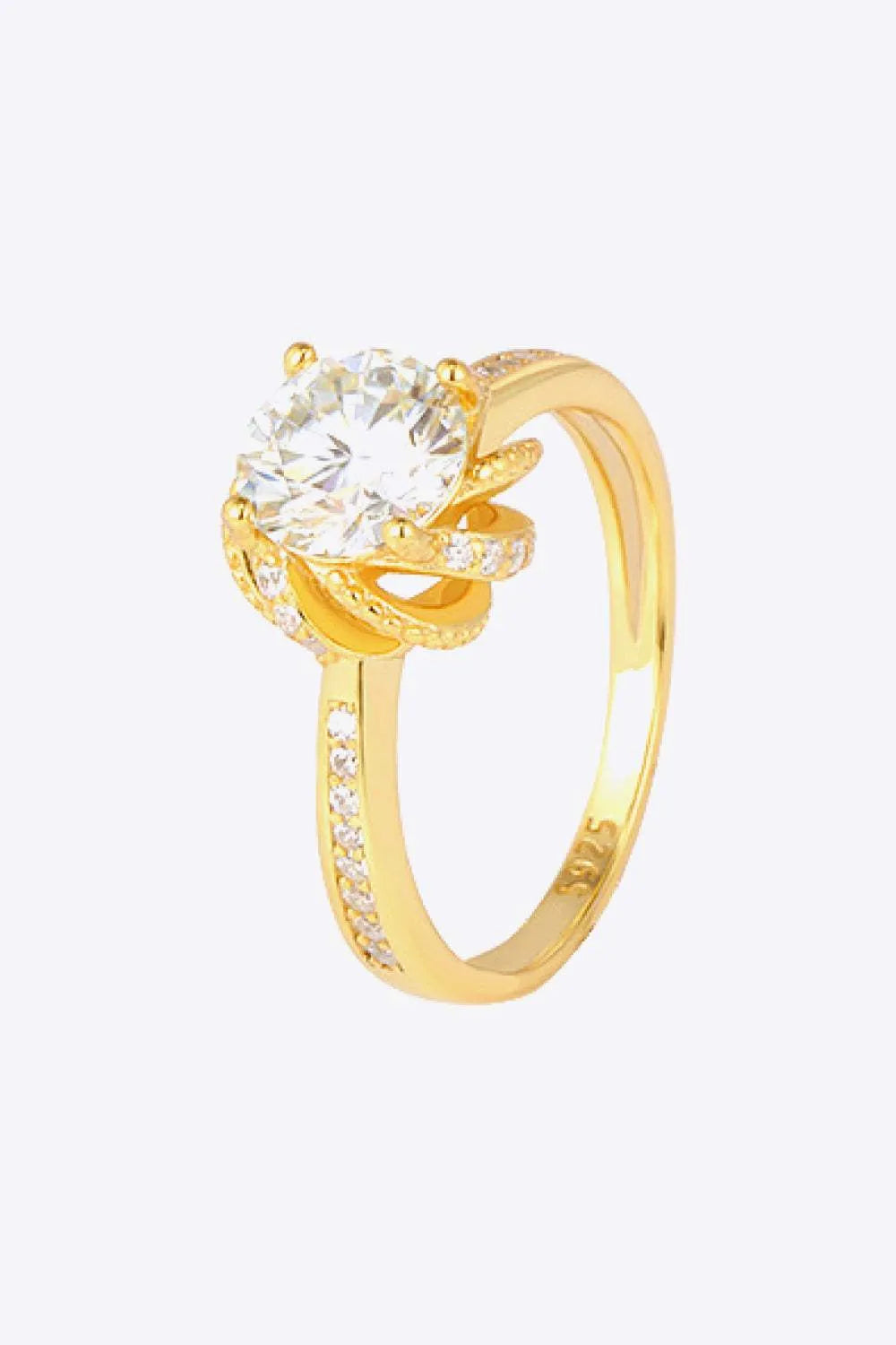 Kiss Me Once Moissanite Ring Moissanite - Tophatter Daily Deals
